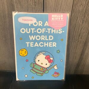 Sanrio Hello Kitty Out Of This World Teacher Greeting Card, Seal & Envelope